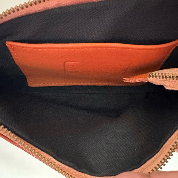 Orange Coach wristlet - Picture 3 of 5